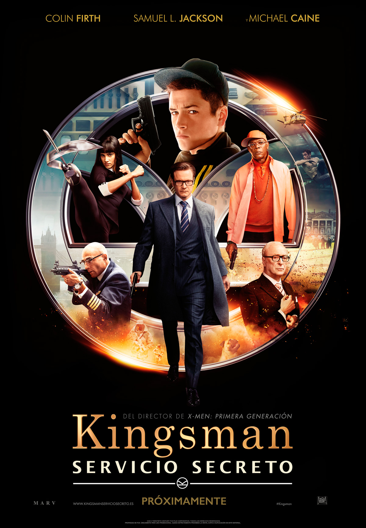 Crítica de la película Kingsman Servicio Secreto. Película realizada por Matthew Vaughn